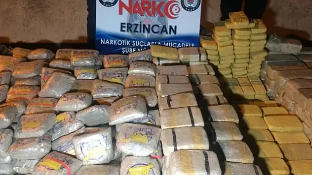 1 tona yakın uyuşturucu madde ele geçirildi