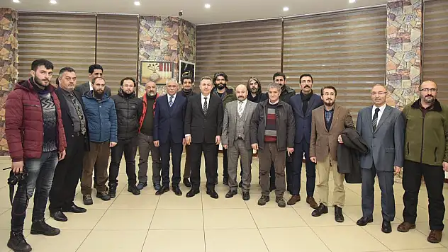 Vali Elban basın mensupları ile bir araya geldi