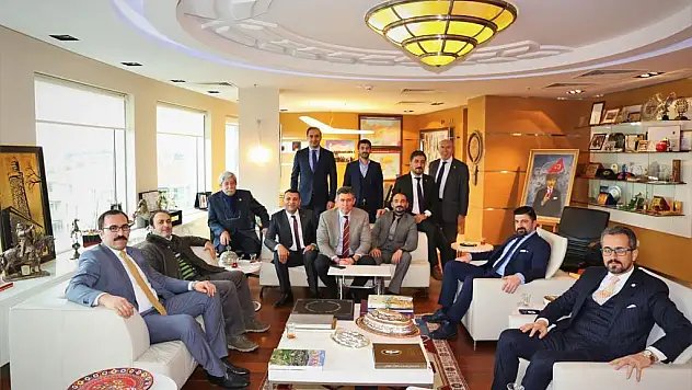 Ağrı Barosu'ndan Feyzioğlu'na teşekkür ziyareti