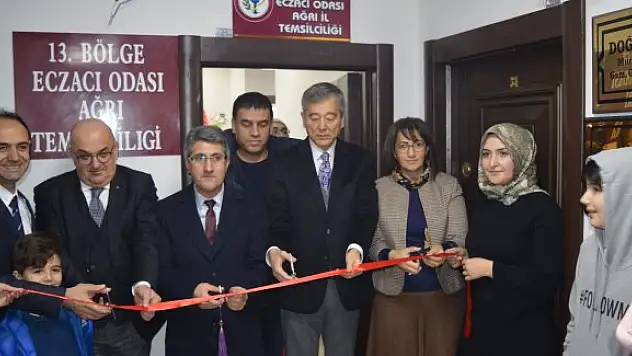 13. Bölge Eczacı Odası Ağrı temsilciliği açıldı