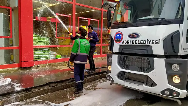 Ağrı Belediyesinden Hijyen Seferberliği