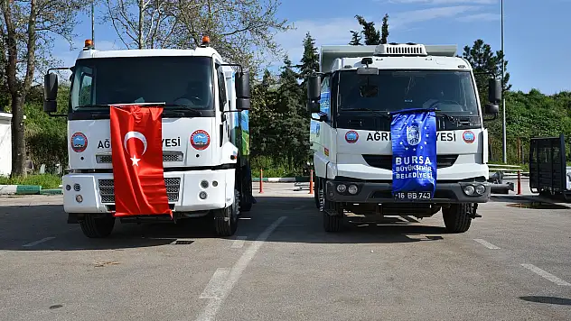 Bursa'dan Ağrı'ya hibe 2 araç