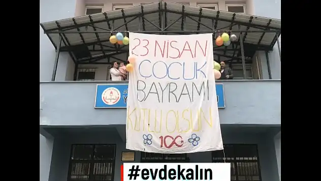 Ağrılı çocuklardan videolu 23 Nisan kutlaması