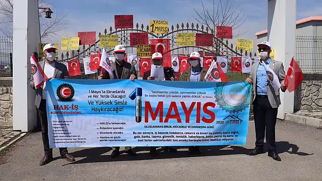 Ağrı'da 1 Mayıs İşçi Bayram'ı kutlandı