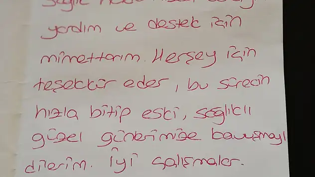 Karantinada olan vatandaşlardan duygu yüklü mektuplar