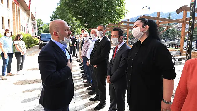Vali Varol, Ağrı'ya gelmek üzere Amasya'ya veda etti