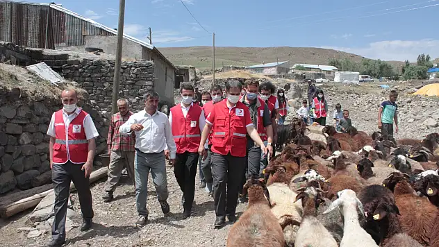 Türk Kızılay Genel Müdürü Altan Ağrı'da