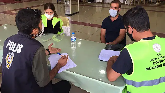 Ağrı'da 982 işletmede korona virüs denetimi gerçekleştirildi