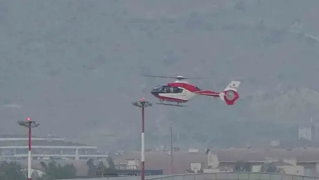 81 Yaşındaki Serebrovasküler Hastası, Helikopterle Van'a Nakledildi
