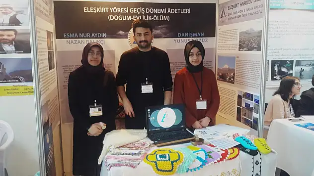 Ağrı Eleşkirt TÜBİTAK'ta bölge birincisi oldu