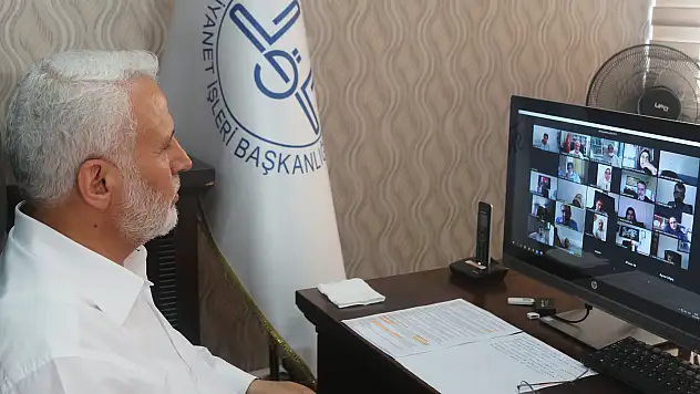Müftü Topçu, Video Konferans Yöntemiyle Gençlerle Bir Araya Geldi