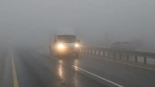 Bolu'da ulaşıma sis engeli