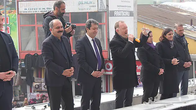 HDP Eş Genel Başkanı Temelli Ağrı'da