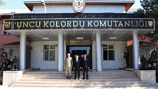 9'uncu Kolordu Komutanı Tümgeneral Osman Akyıldız'a Hayırlı Olsun Ziyareti