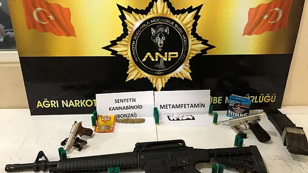 Ağrı'da uyuşturucu ticareti yapan 14 kişi tutuklandı
