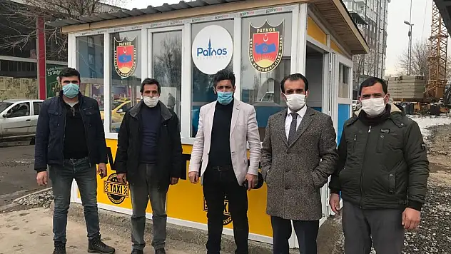 Ağrı'nın Patnos ilçesine taksi durakları yapıldı