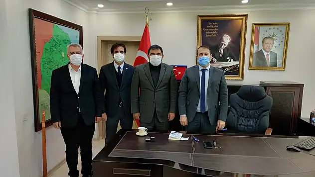 ASKF'den Diyadin Kaymakamı Alper Balcı'ya hayırlı olsun ziyareti