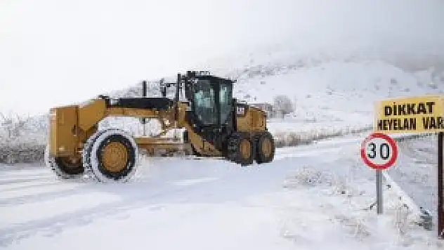 Meteorolojiden Elazığ, Bingöl ve Tunceli için yoğun kar yağışı uyarısı
