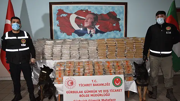 Ağrı'da piyasa değeri 400 milyonu bulan uyuşturucu ele geçirildi