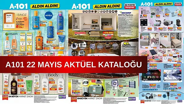 A101'e Yaz Geldi, Ama Bu Geliş Başka Bir Geliş! 22 Mayıs Kataloğuyla A101 Sınırları ZORLUYOR!
