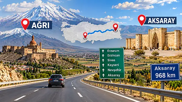 Ağrı Aksaray Arası Kaç Km, Kaç Saat? Güzergah ve Yol Tarifi