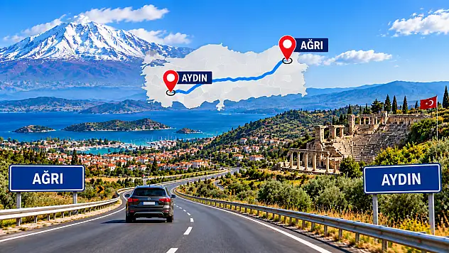 Ağrı Aydın Arası Kaç Km, Kaç Saat? Yol Tarifi, Güzergah ve Harita
