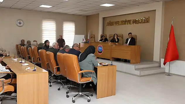 Ağrı Belediye Meclisi ekim ayı gündemiyle toplandı