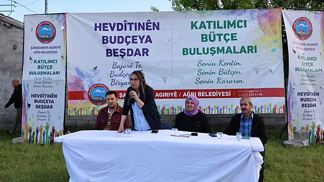 Ağrı Belediyesi Halk Toplantılarını 100. Yıl Mahallesi'nde Sürdürdü