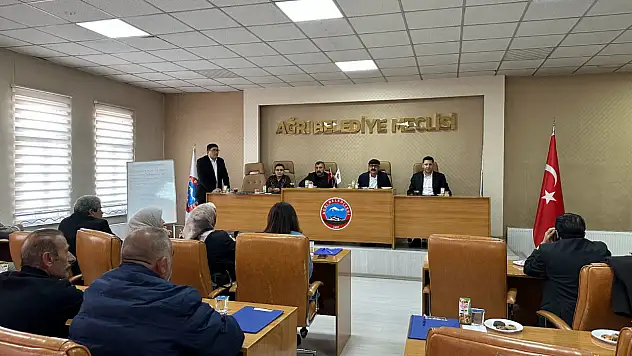 Ağrı Belediyesi Mayıs ayı meclis toplantısını gerçekleştirdi