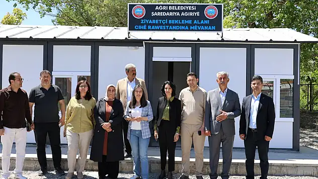 Ağrı Belediyesi'nden cezaevi ziyaretçilerine yeni bekleme alanı