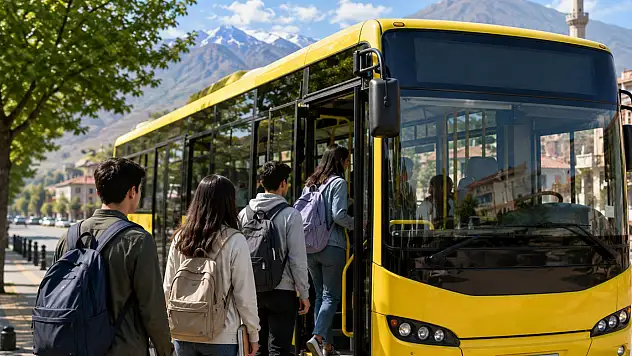Ağrı Belediyesi'nden YKS adaylarına ücretsiz ulaşım desteği