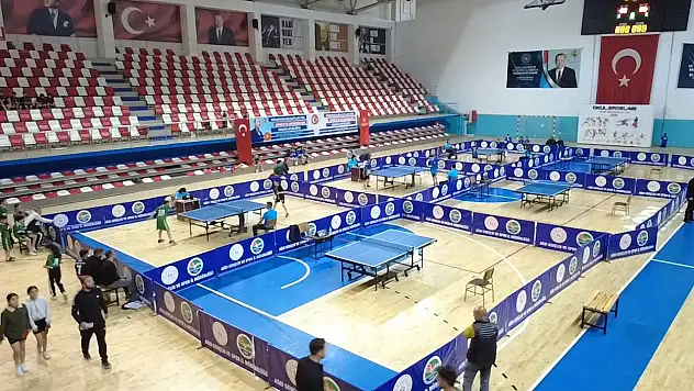 Ağrı bölgesel masa tenisi müsabakalarına ev sahipliği yapıyor