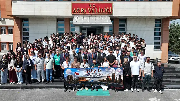 Ağrı'da '1071 Ruhundan Türkiye Yüzyılı Vizyonuna' programının 3. kafilesi uğurlandı