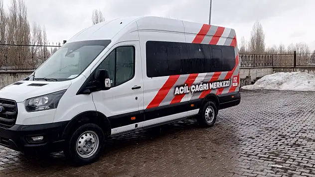 Ağrı'da 112 personeline servis hizmeti başladı