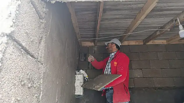 Ağrı'da bahar temizliği başladı boya ve sıva işlerine talep arttı
