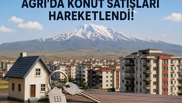 Ağrı'da bir ayda kaç ev satıldı Rakamlar şaşırttı