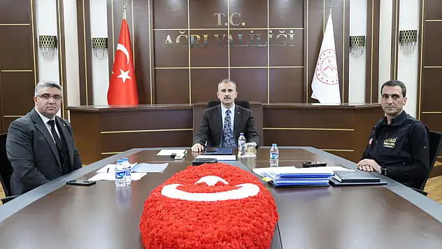 Ağrı'da heyelan alarmı riskli bölgeler masaya yatırıldı