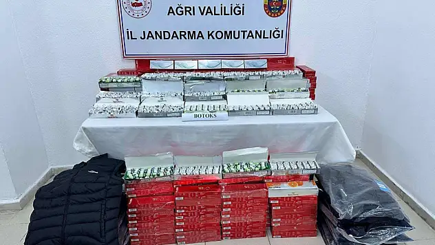 Ağrı'da huzur ve güven operasyonunda kaçak botox ve 53 göçmen yakalandı