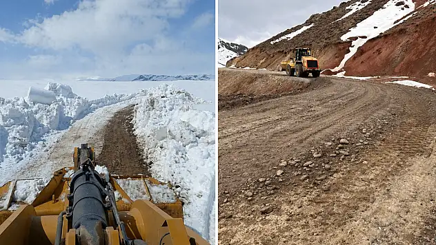 Ağrı'da İl Özel İdaresi ekipleri sahada