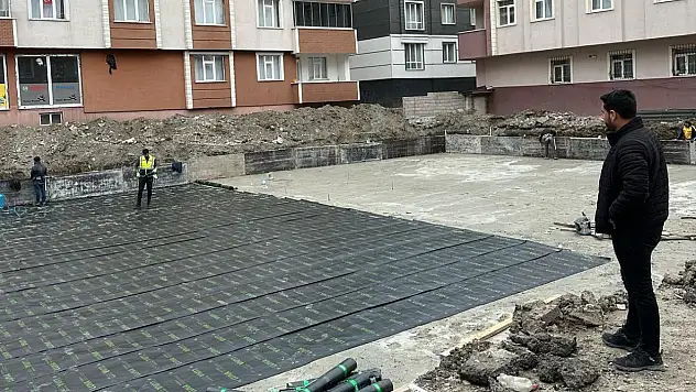 Ağrı'da İnşaat sezonu açıldı baharla birlikte hareketlilik arttı