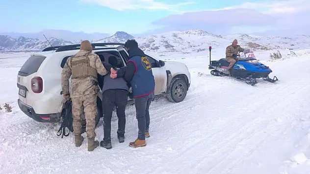 Ağrı'da jandarmadan jet ski'li operasyon