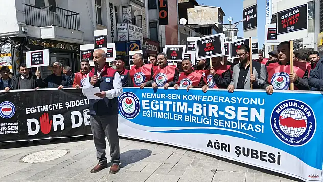 Ağrı Kahramanmaraş'taki saldırı için tek yürek oldu