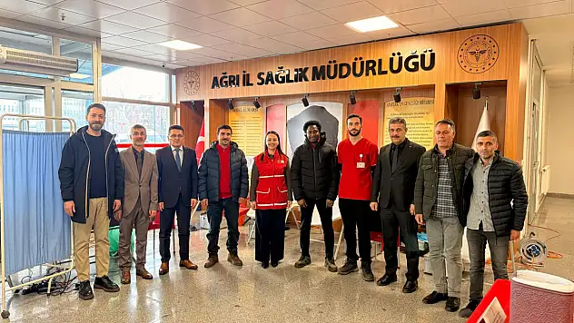 Ağrı'da kan bağışı seferberliği