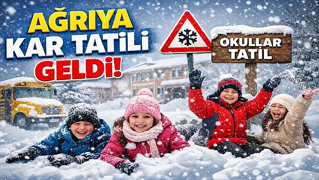 Ağrı'da kar alarmı: 27 Şubat'ta tüm Okullara tatil kararı!