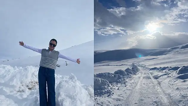 Ağrı'da kar engeline rağmen süren eğitim azmi