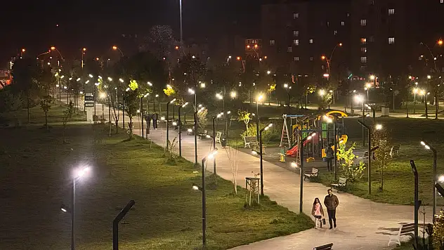 Ağrı'da Kasım soğukları bastırdı, Millet Bahçesi sessizliğe büründü