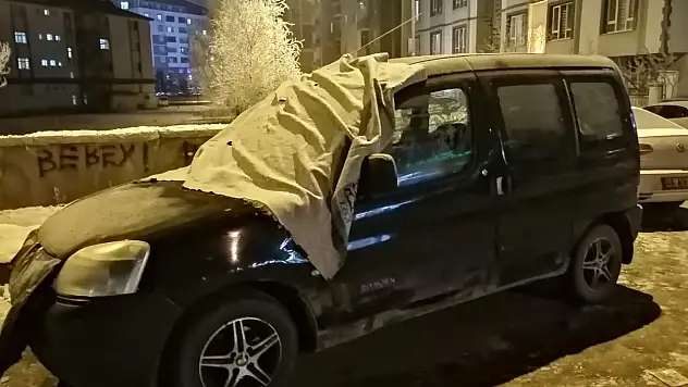 Ağrı'da kışın sert yüzü gece kendini gösterdi