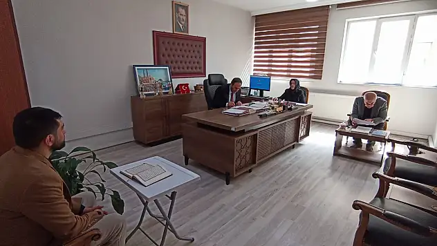 Ağrı'da Kur'an Kursu öğretici alımı heyecanı yaşandı