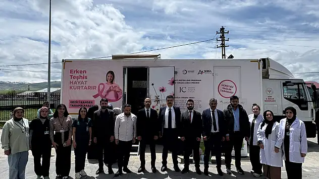 Ağrı'da mobil kanser tarama hizmetleri yerinde incelendi