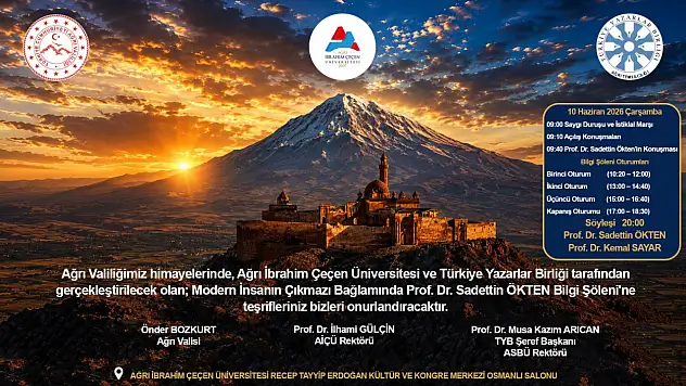 Ağrı önemli bir düşünce şölenine ev sahipliği yapacak